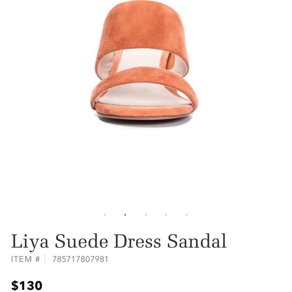 42Gold Libya Suede Dress Sandal, Size 7.5 - Picture 2 of 10